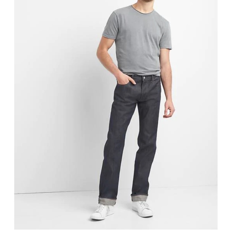 GAP 1969 Japanese Selvedge Straight Leg Jeans